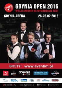 gdynia open snooker plakat
