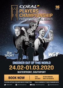 snooker coral world grand prix poster